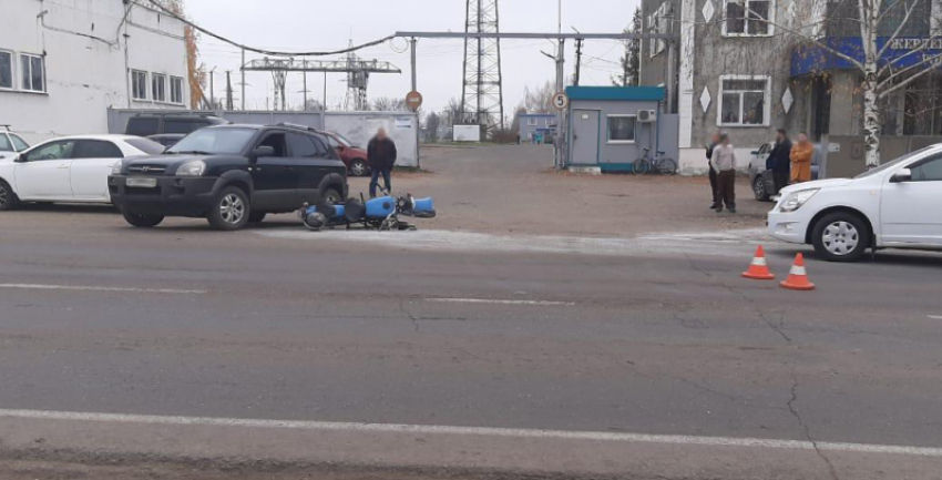 В Тамбовской области мотоциклист спровоцировал двойное ДТП