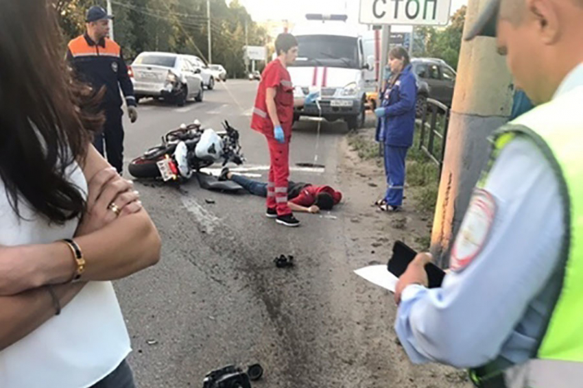 В ДТП на улице Астраханской мотоциклисту оторвало ногу