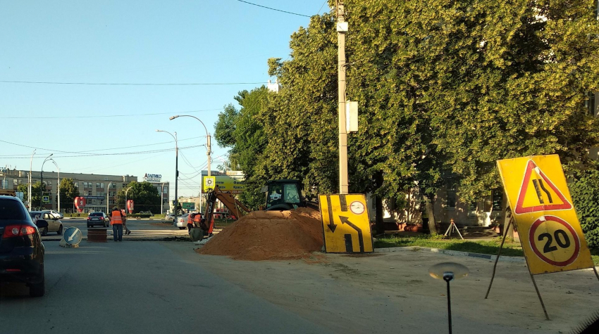 На Пролетарке сделали ливневку 