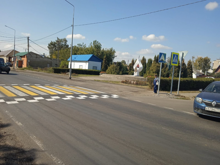 В Моршанске оборудуют первые в Тамбовской области проекционные пешеходные переходы 