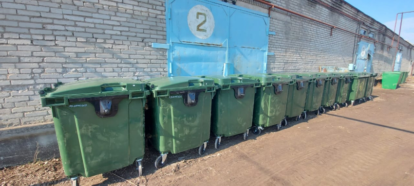 На мусорных площадках Тамбовской области установят более 1000 новых контейнеров