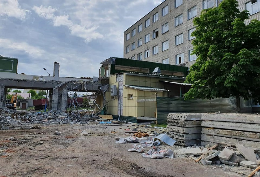 В Тамбовской областной детской больнице началась масштабная реконструкция