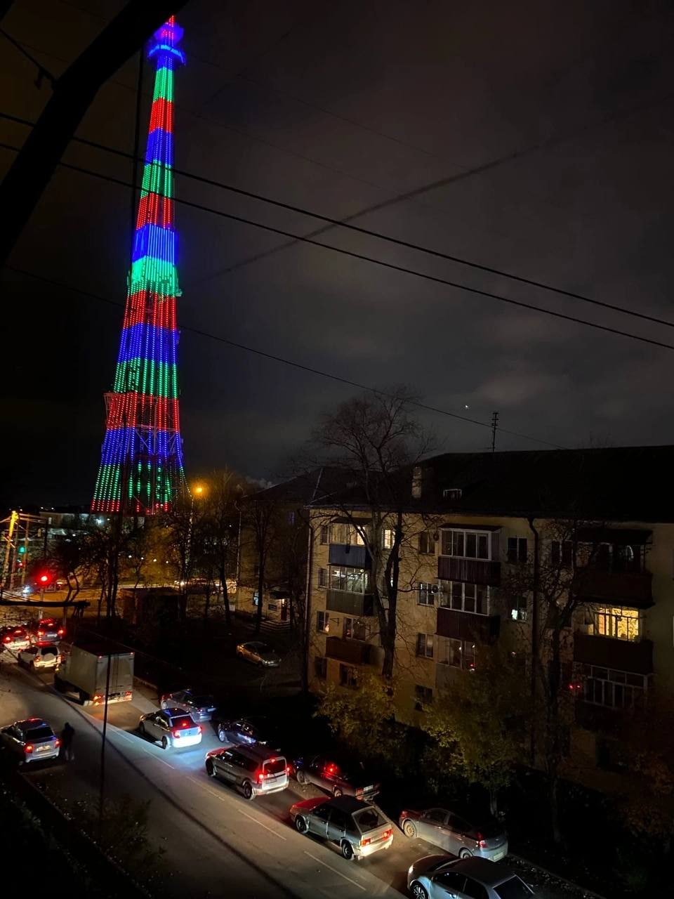 Тамбовская телебашня 18 марта сменит подсветку на праздничную